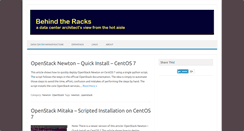 Desktop Screenshot of behindtheracks.com