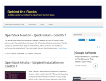 Tablet Screenshot of behindtheracks.com